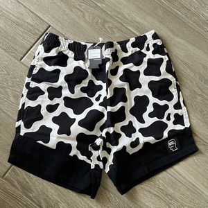 Brain Dead cow print shorts